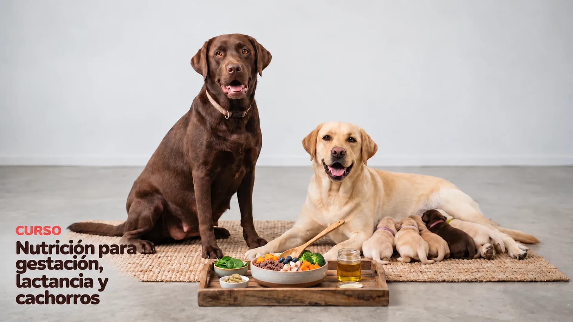 Nutrición para gestación, lactancia y cachorros